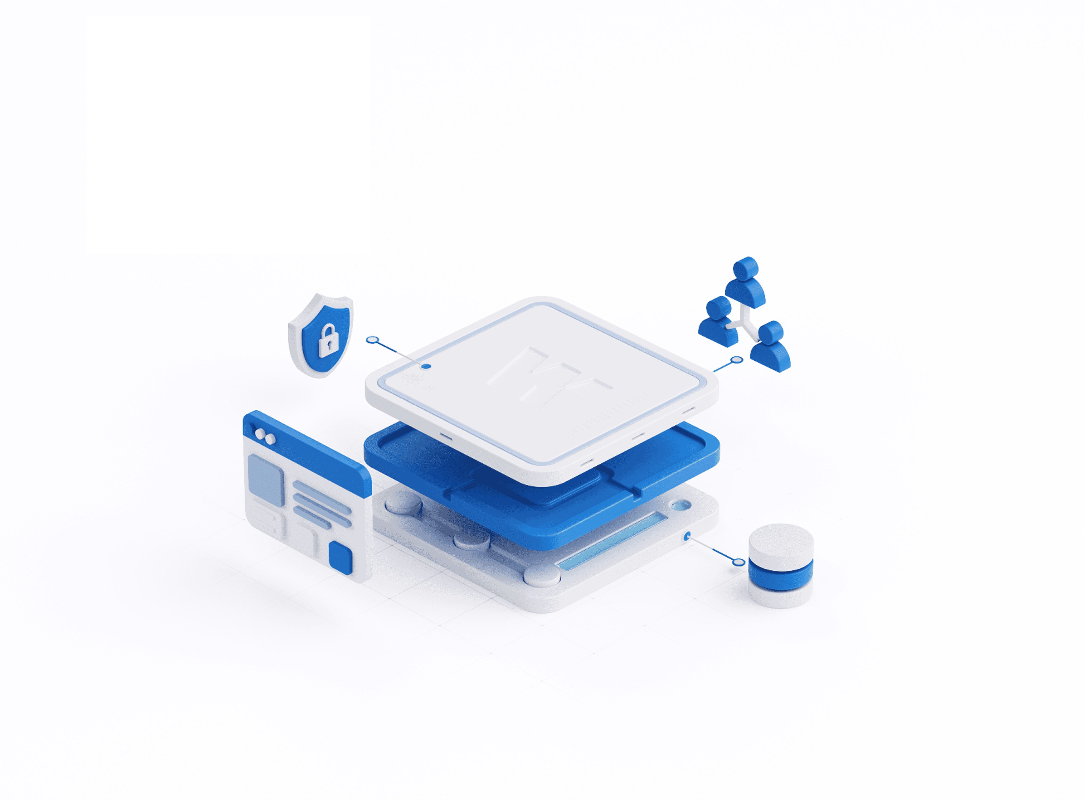 Workstation's layered technology stack with security, multi-agent, and data integration